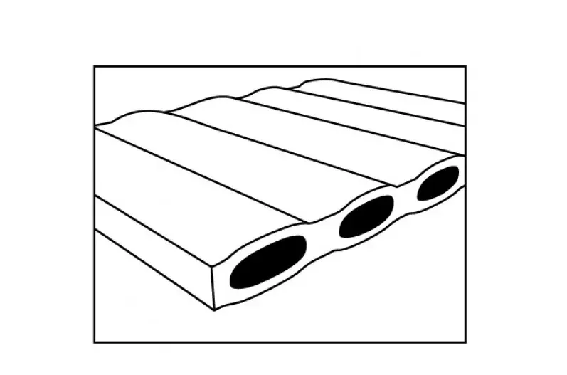 Самонадувний килимок Pinguin Matrix NX, 198x62x3.8см, Orange (PNG 709322) - 2 - Robinzon.ua