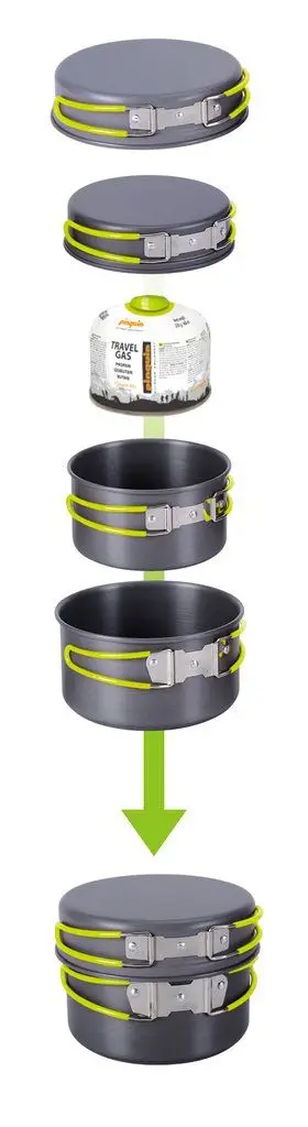 Набір посуду Pinguin Quadri Alu (PNG 604) - Robinzon.ua