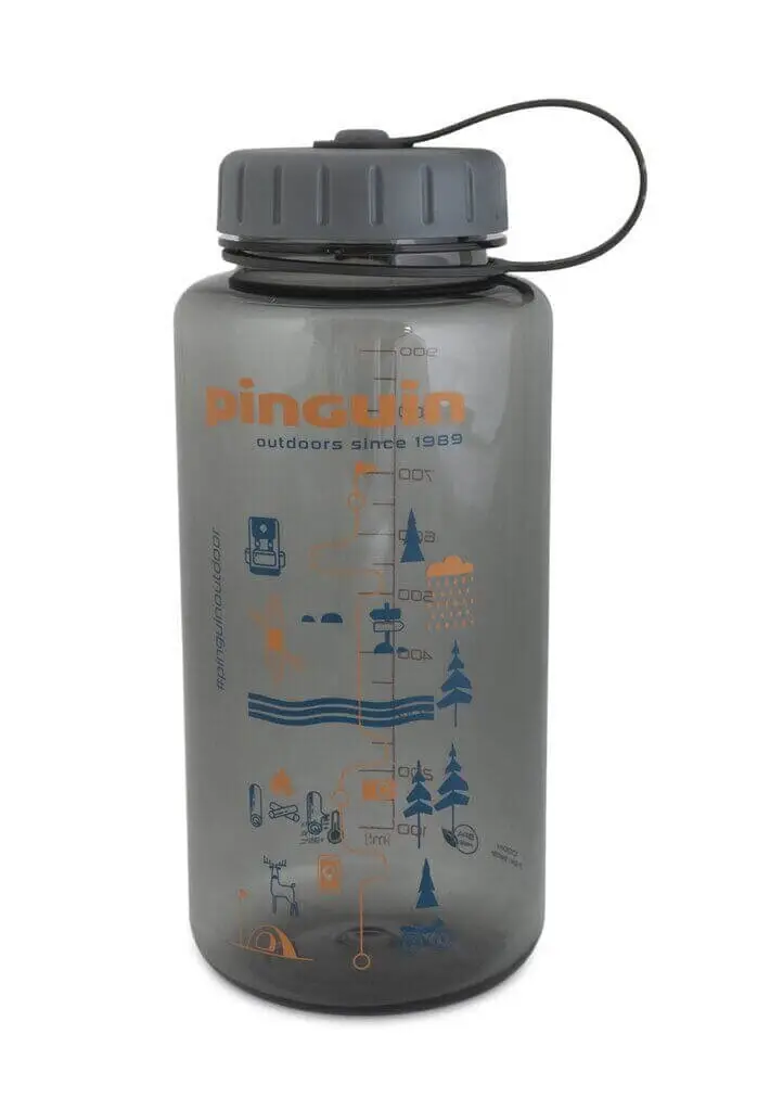 Фляга Pinguin Tritan Fat Bottle 2020 BPA-free, 1,0 L, Grey (PNG 806687) - Robinzon.ua