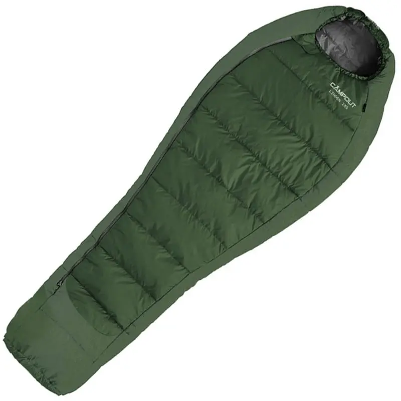 Спальный мешок Campout Linden (-1/-7°C), 195 см - Left Zip, Khaki (PNG 249347) - Robinzon.ua