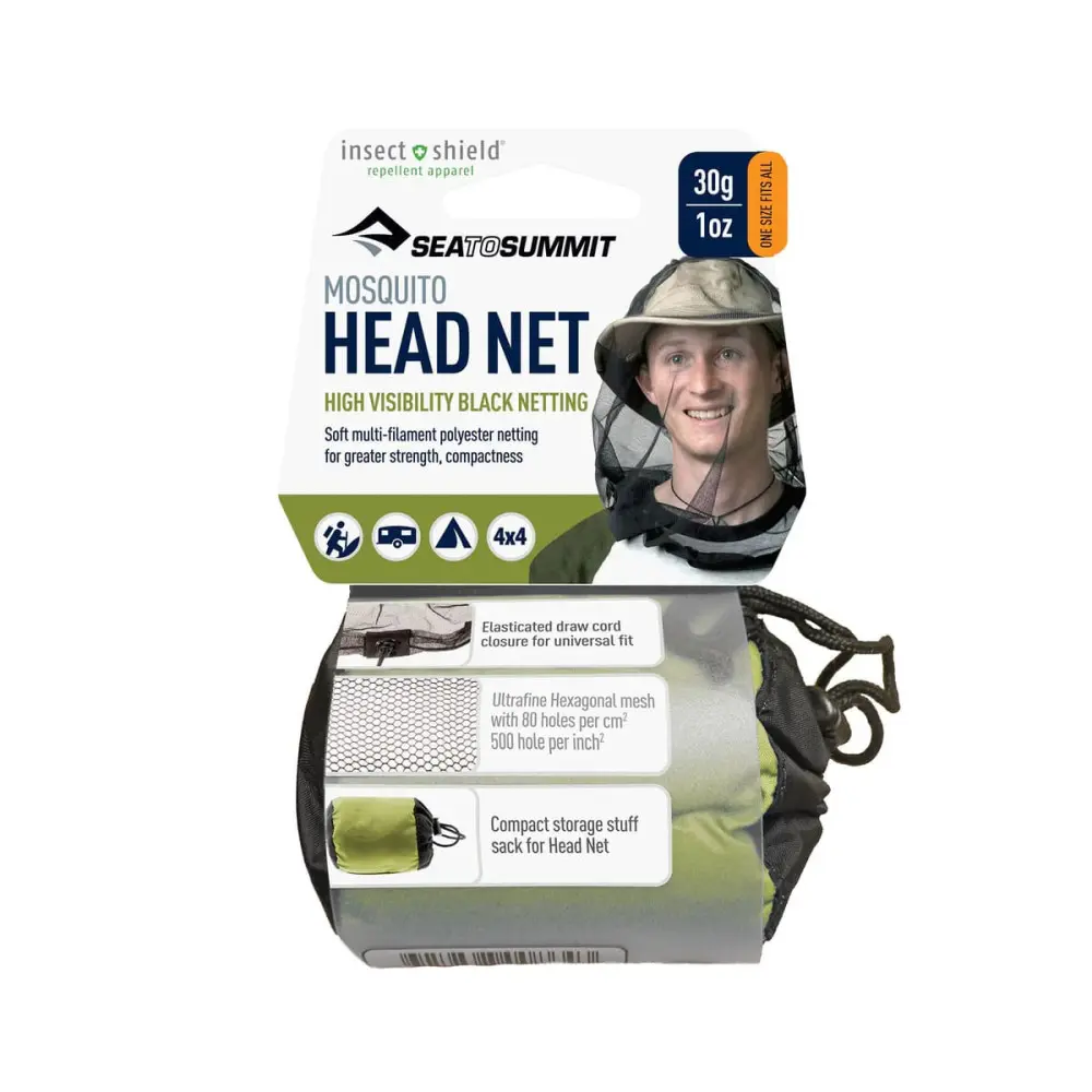 Сітка на голову від комарів Mosquito Headnet Permethrin Black від Sea to Summit (STS AMOSHP) - 1 - Robinzon.ua