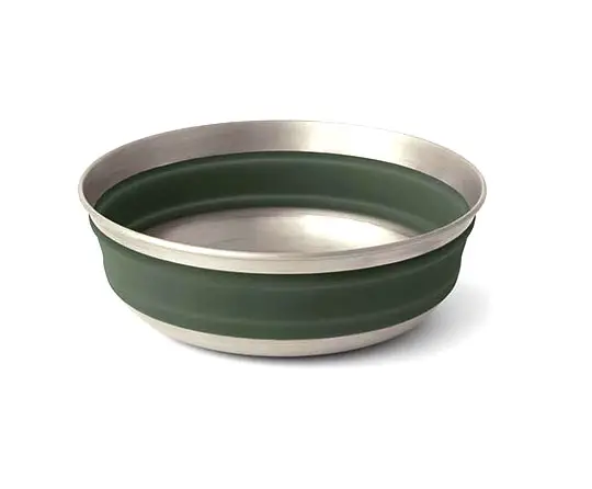 Миска складна Sea to Summit Detour Stainless Steel Collapsible Bowl, Laurel Wreath Green, M (STS ACK039011-052004) - Robinzon.ua