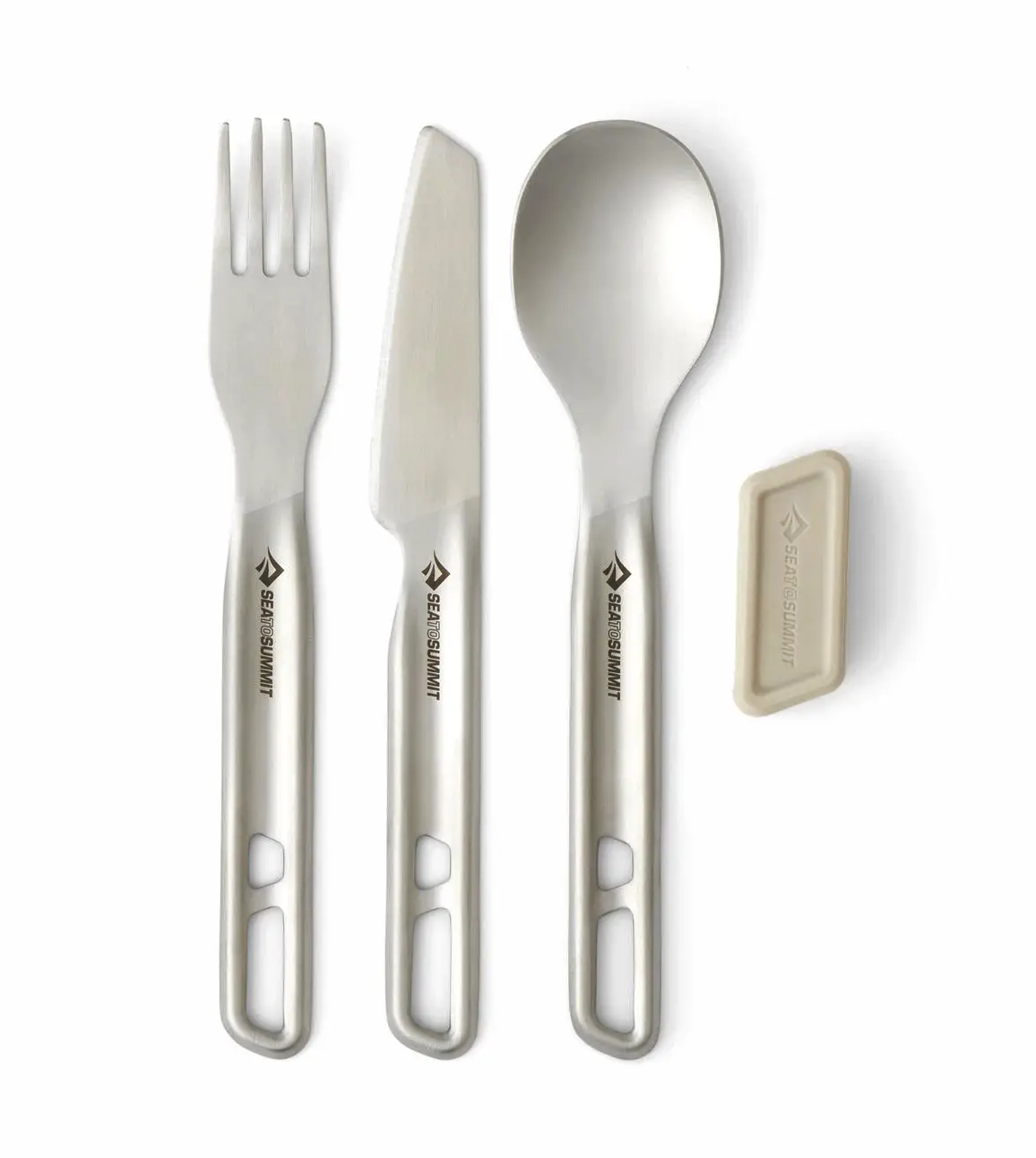 Набір столових приладів (ніж, виделка, ложка) Sea to Summit Detour Stainless Steel Cutlery Set (STS ACK036021-121801) - Robinzon.ua