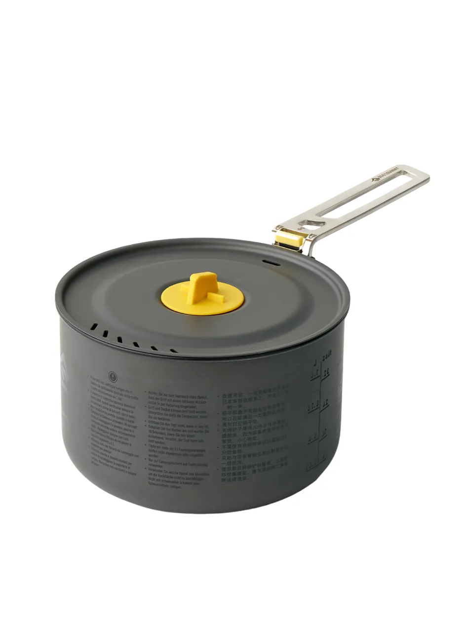 Каструля Sea to Summit Frontier UL Pot, 1,3 L, Grey (STS ACK027011-381701) - Robinzon.ua