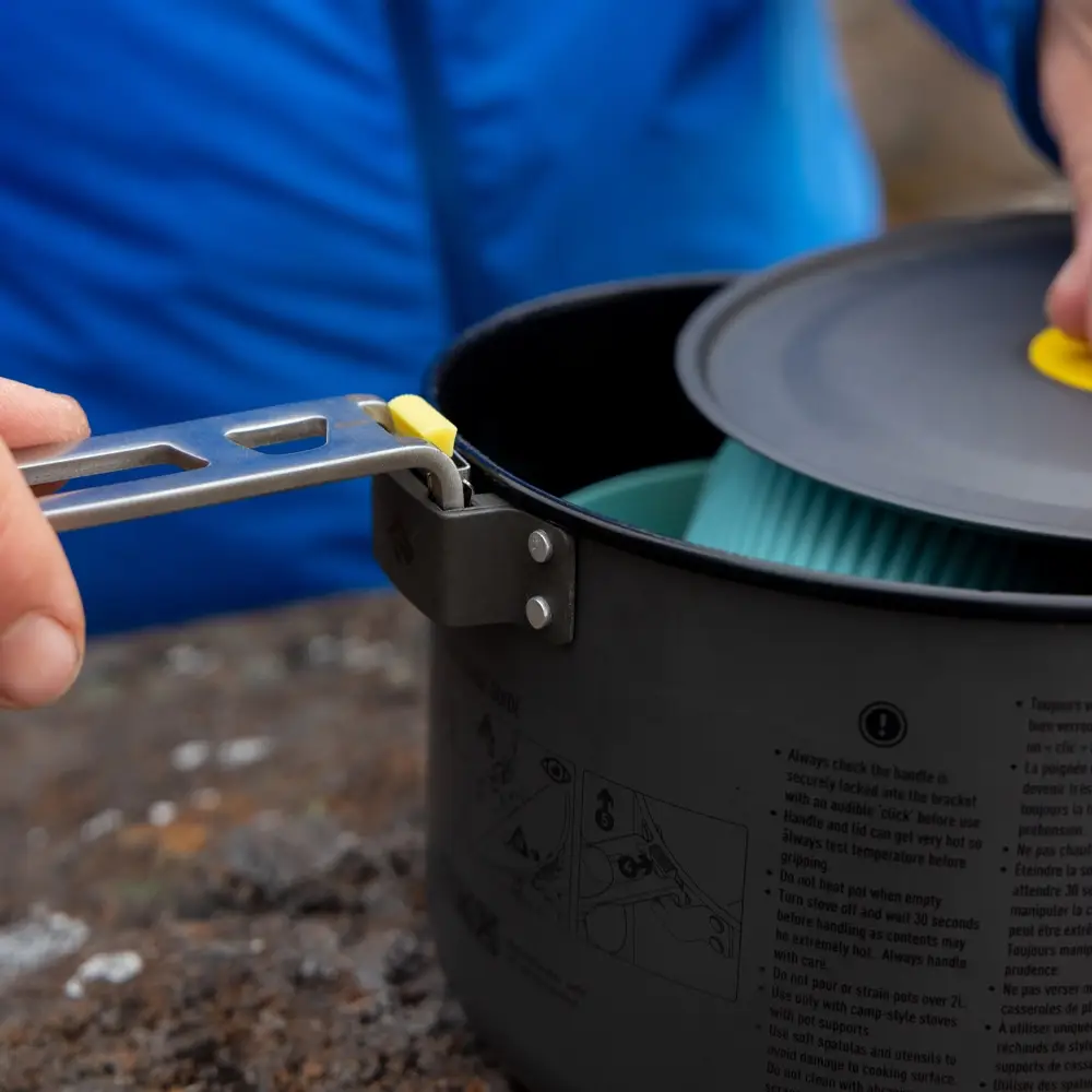 Каструля Sea to Summit Frontier UL Pot, 2 L, Grey (STS ACK027011-391702) - 7 - Robinzon.ua