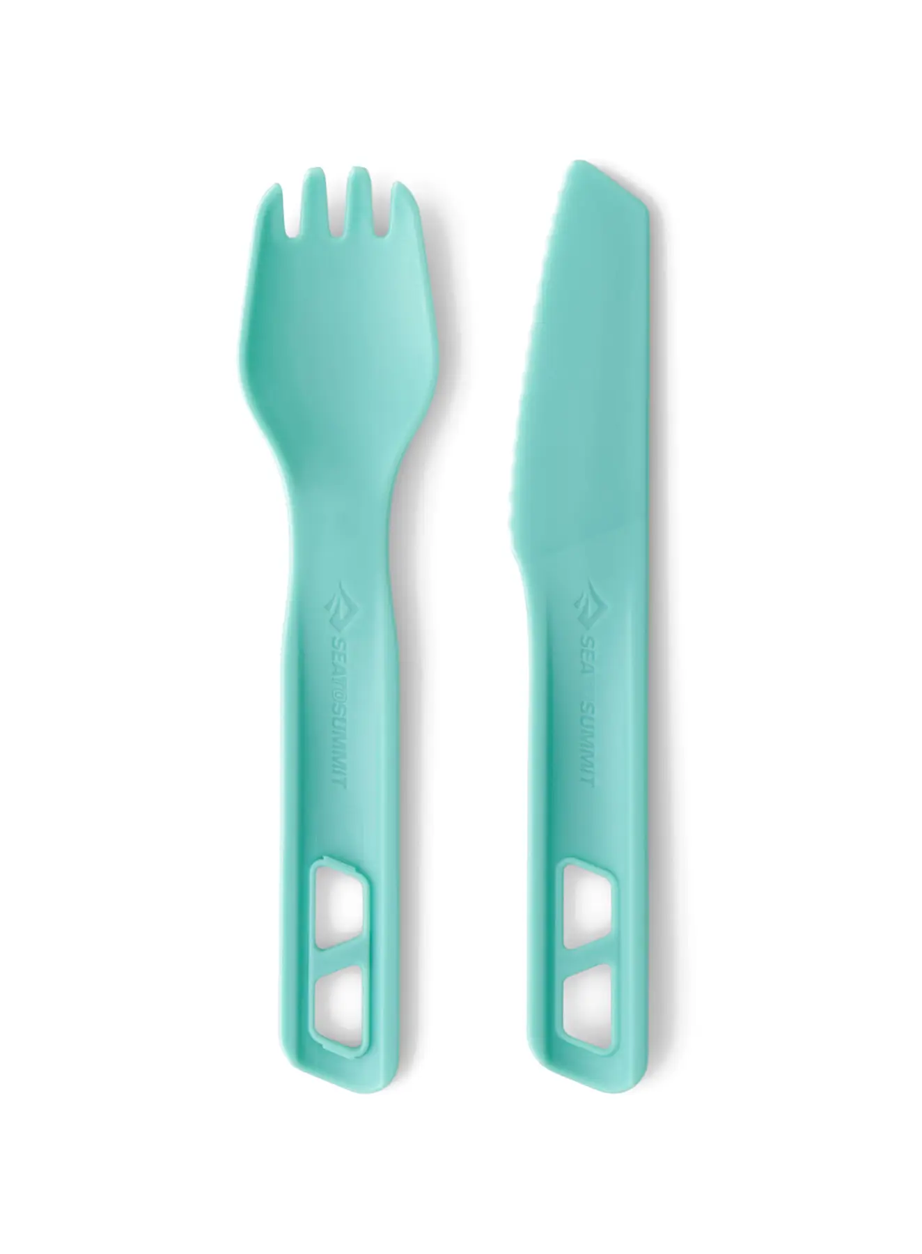 Набор столовых приборов Sea to Summit Passage Cutlery Set, 2 Piece, Aqua Sea Blue (STS ACK035021-120203) - Robinzon.ua