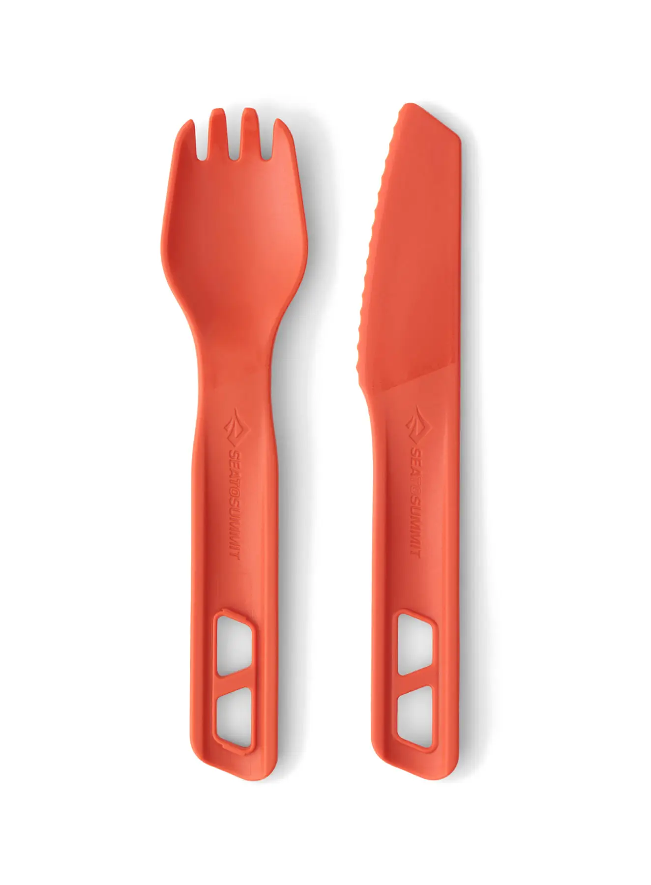 Набор столовых приборов Sea to Summit Passage Cutlery Set, 2 Piece, Spicy Orange (STS ACK035021-120804) - Robinzon.ua