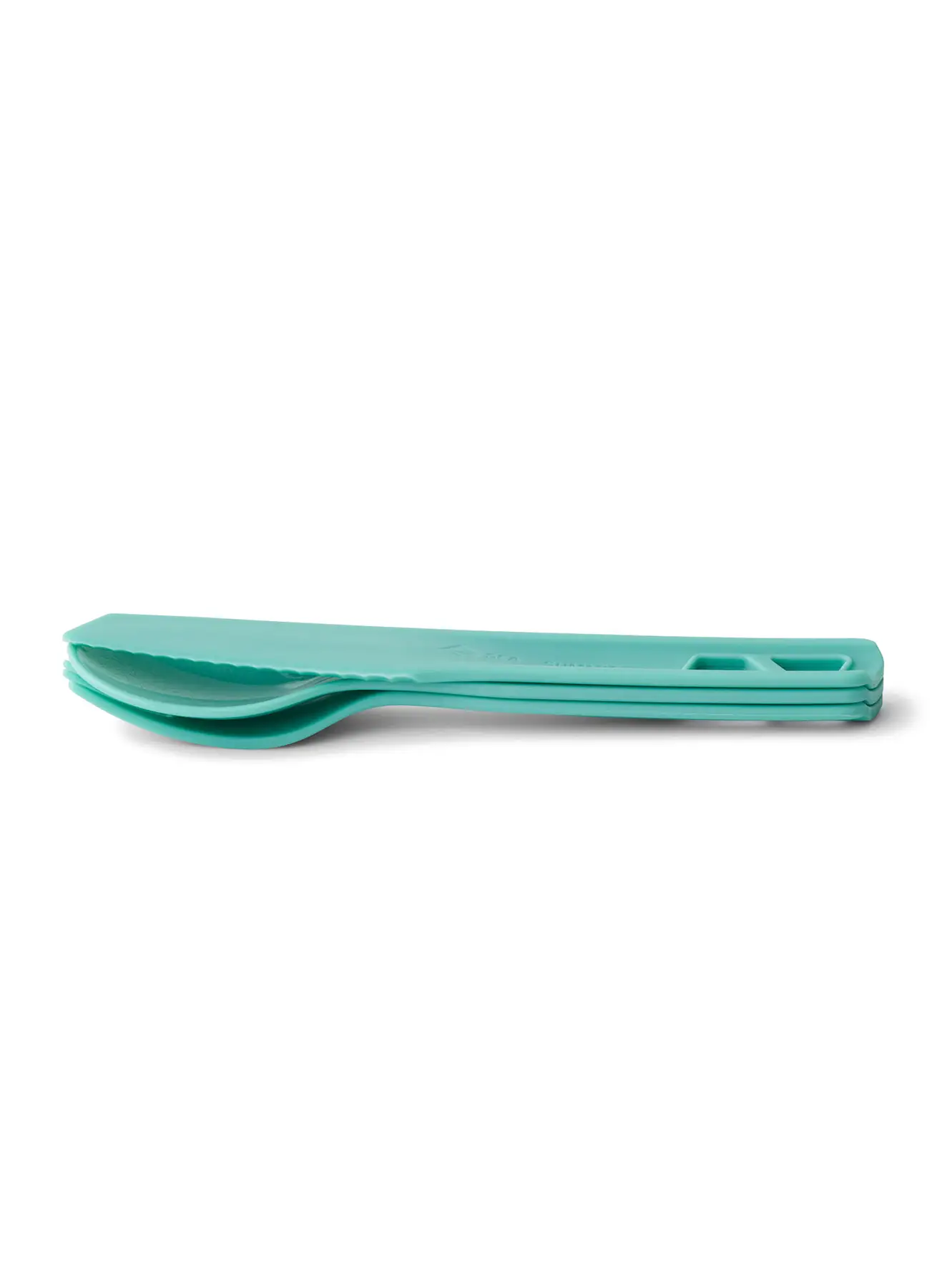 Набор столовых приборов Sea to Summit Passage Cutlery Set, 3 Piece, Aqua Sea Blue (STS ACK035021-120207) - 1 - Robinzon.ua