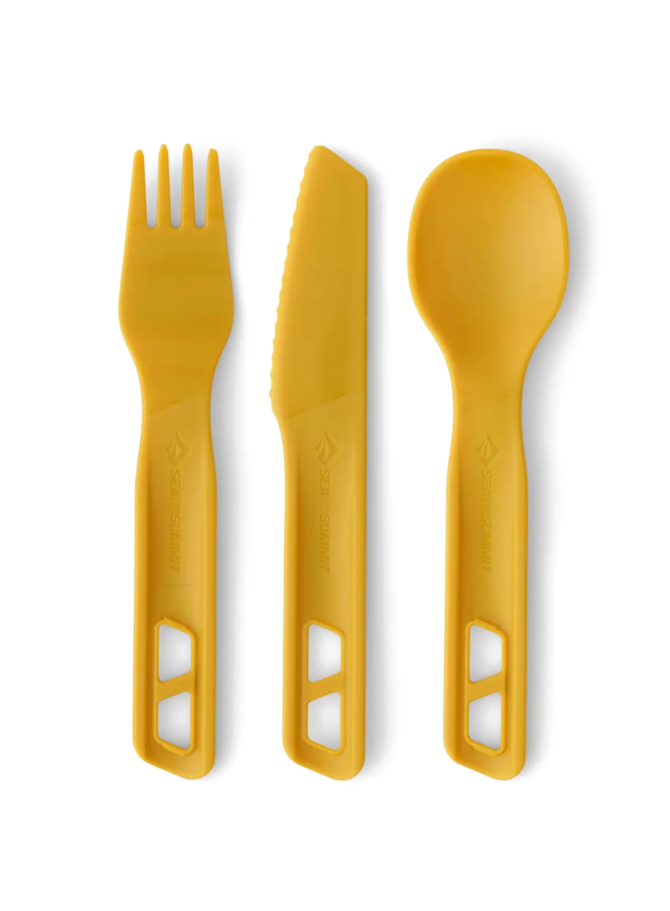 Набір столових приборів Sea to Summit Passage Cutlery Set, 3 Piece, Arrowwood Yellow (STS ACK035021-120905) - Robinzon.ua