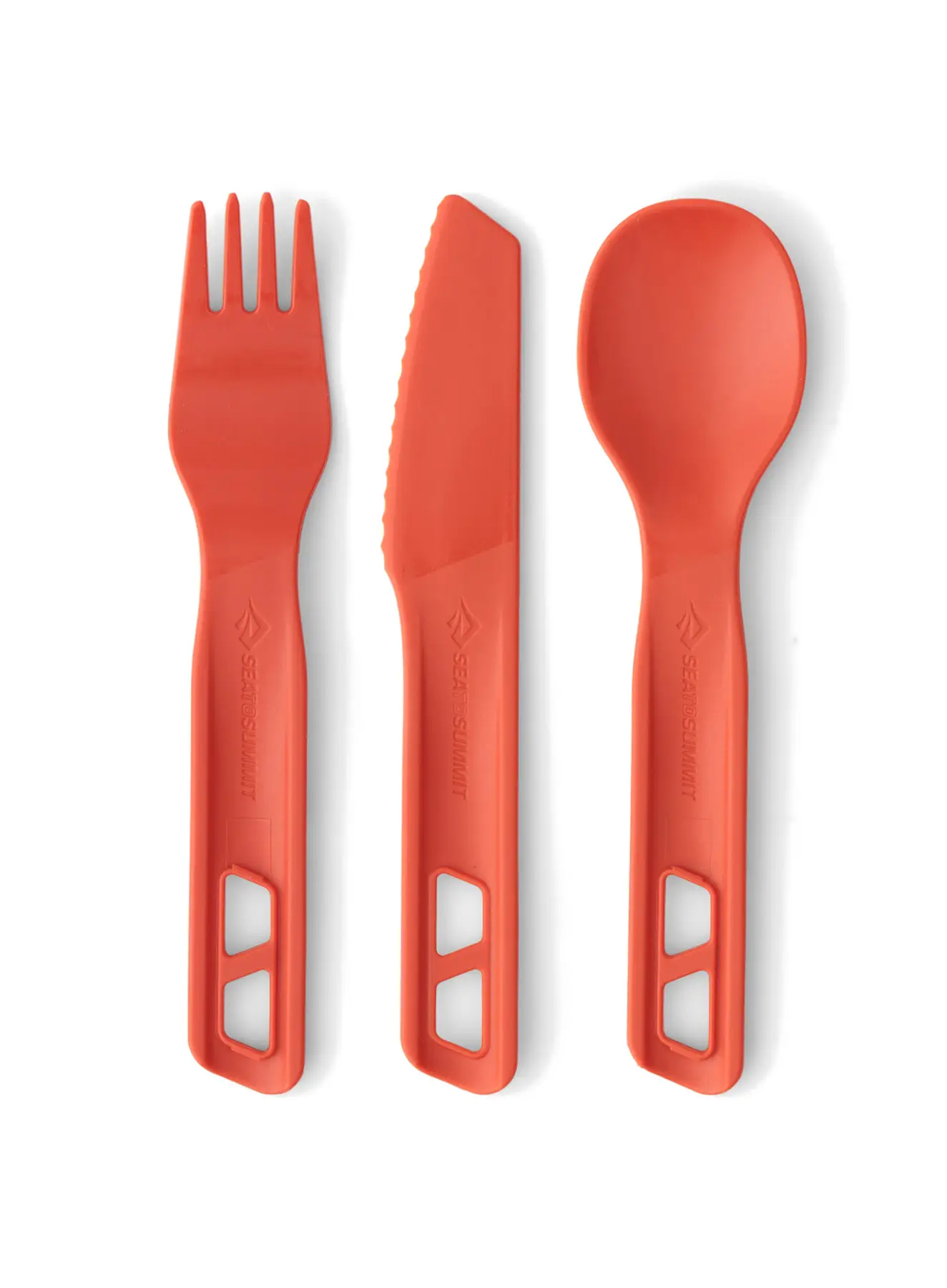 Набор столовых приборов Sea to Summit Passage Cutlery Set, 3 Piece, Spicy Orange (STS ACK035021-120808) - Robinzon.ua
