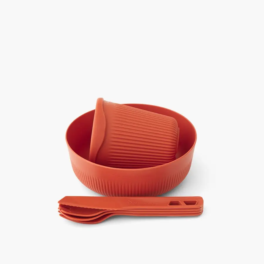 Набір посуду Sea to Summit Passage Dinnerware Set, 1P, 6 Piece, Spicy Orange (STS ACK037051-120816) - 2 - Robinzon.ua