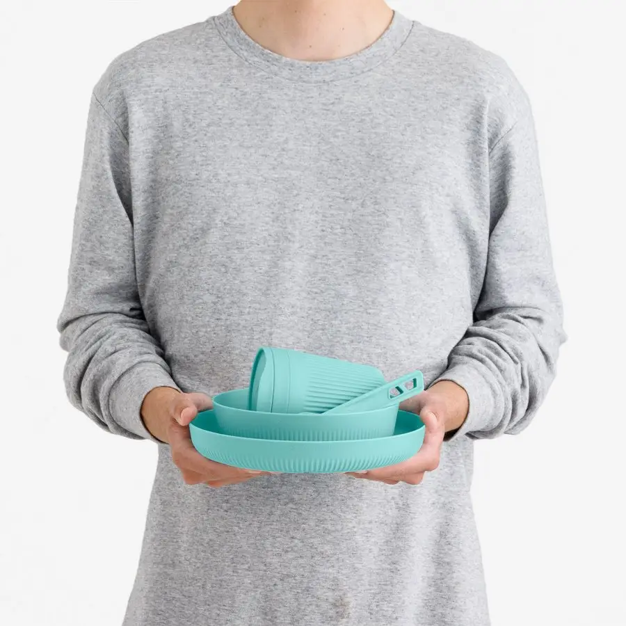 Набір посуду Sea to Summit Passage Dinnerware Set, 1P, 7 Piece, Aqua Sea Blue (STS ACK037051-120219) - 3 - Robinzon.ua