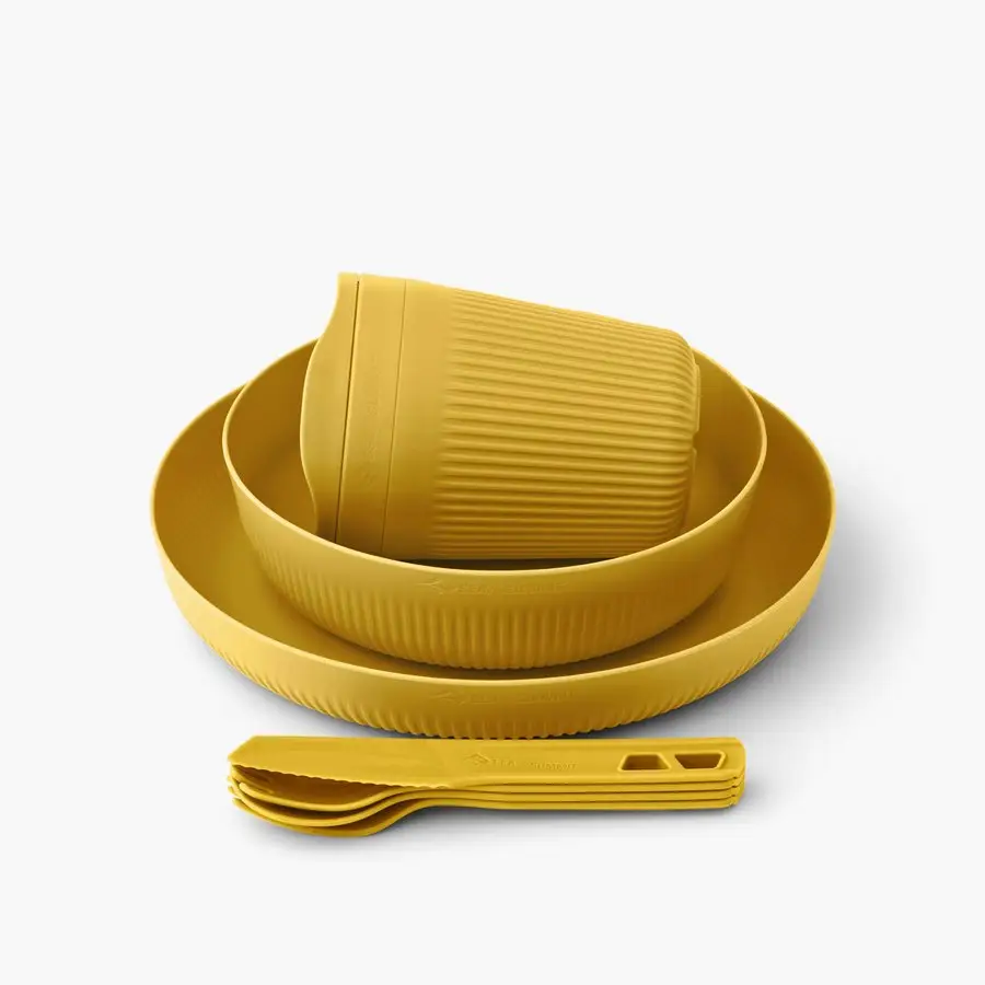 Набор посуды Sea to Summit Passage Dinnerware Set, 1P, 7 Piece, Arrowwood Yellow (STS ACK037051-120917) - 2 - Robinzon.ua