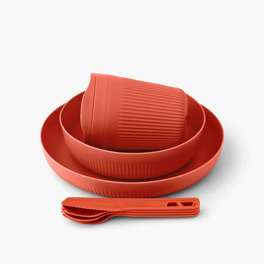 Набір посуду Sea to Summit Passage Dinnerware Set, 1P, 7 Piece, Spicy Orange (STS ACK037051-120820) - 2 - Robinzon.ua