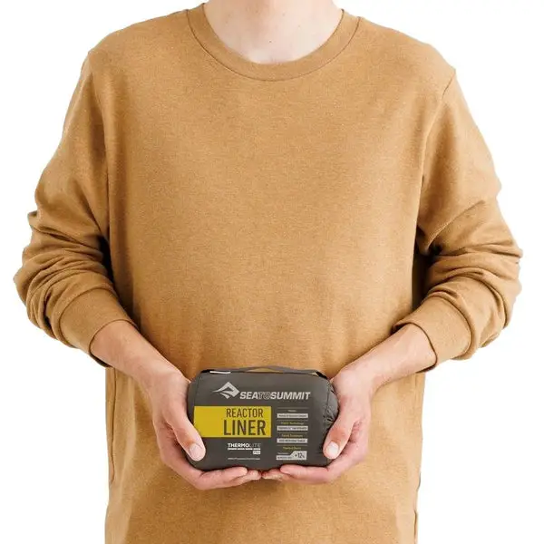 Вкладиш в спальник Sea to Summit Reactor Sleeping Bag Liner, Beluga Black, Standart, Mummy, 198 см (STS ASL031061-190105) - 1 - Robinzon.ua