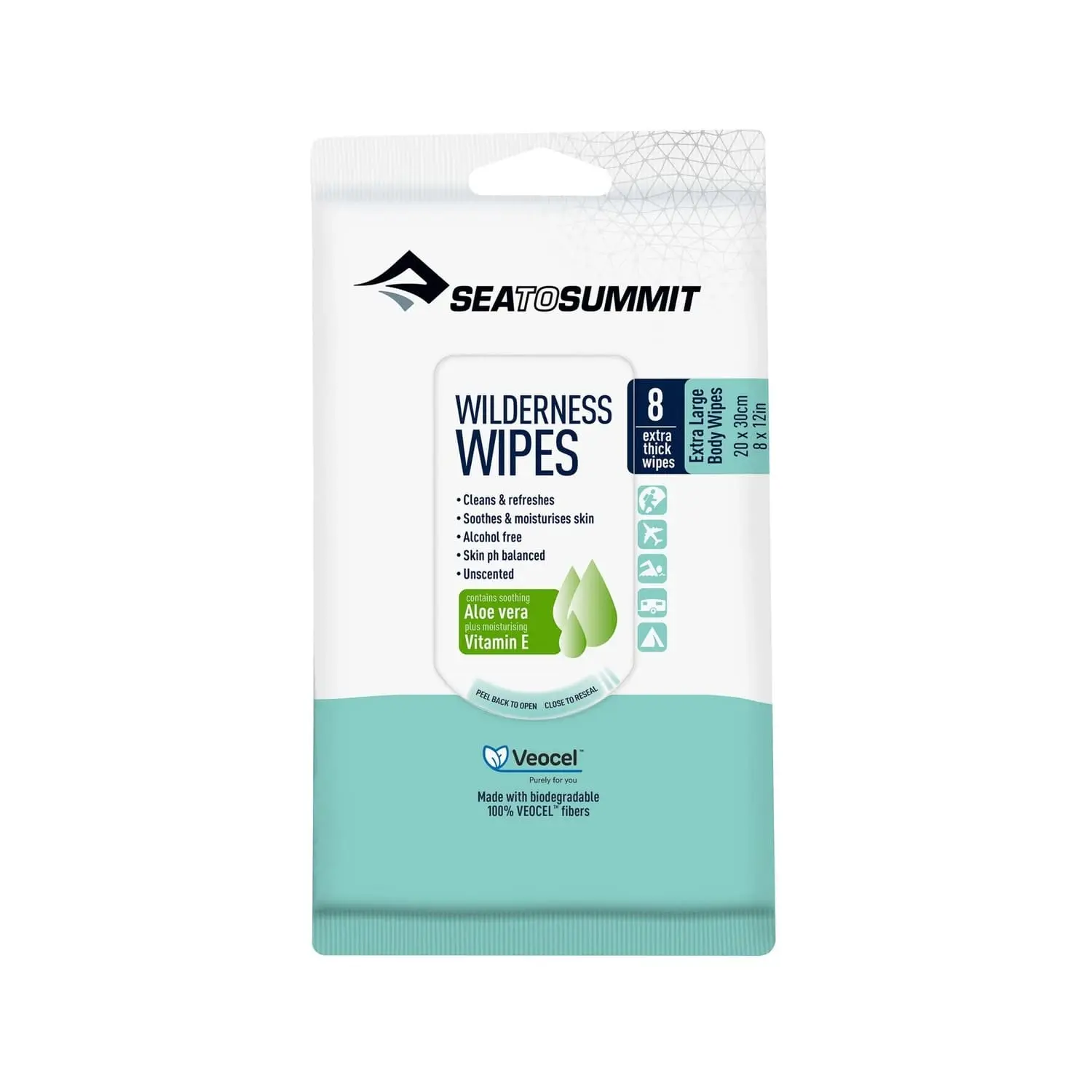 Вологі серветки Wilderness Wipes XL, 8 шт. від Sea to Summit (STS AWWXL) - Robinzon.ua