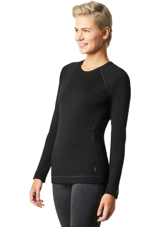 Кофта жіноча Smartwool Women's Merino 250 Baselayer Crew Boxed, Capri Blue Heather, р. XS (SW SW016370.382-XS) - 2 - Robinzon.ua