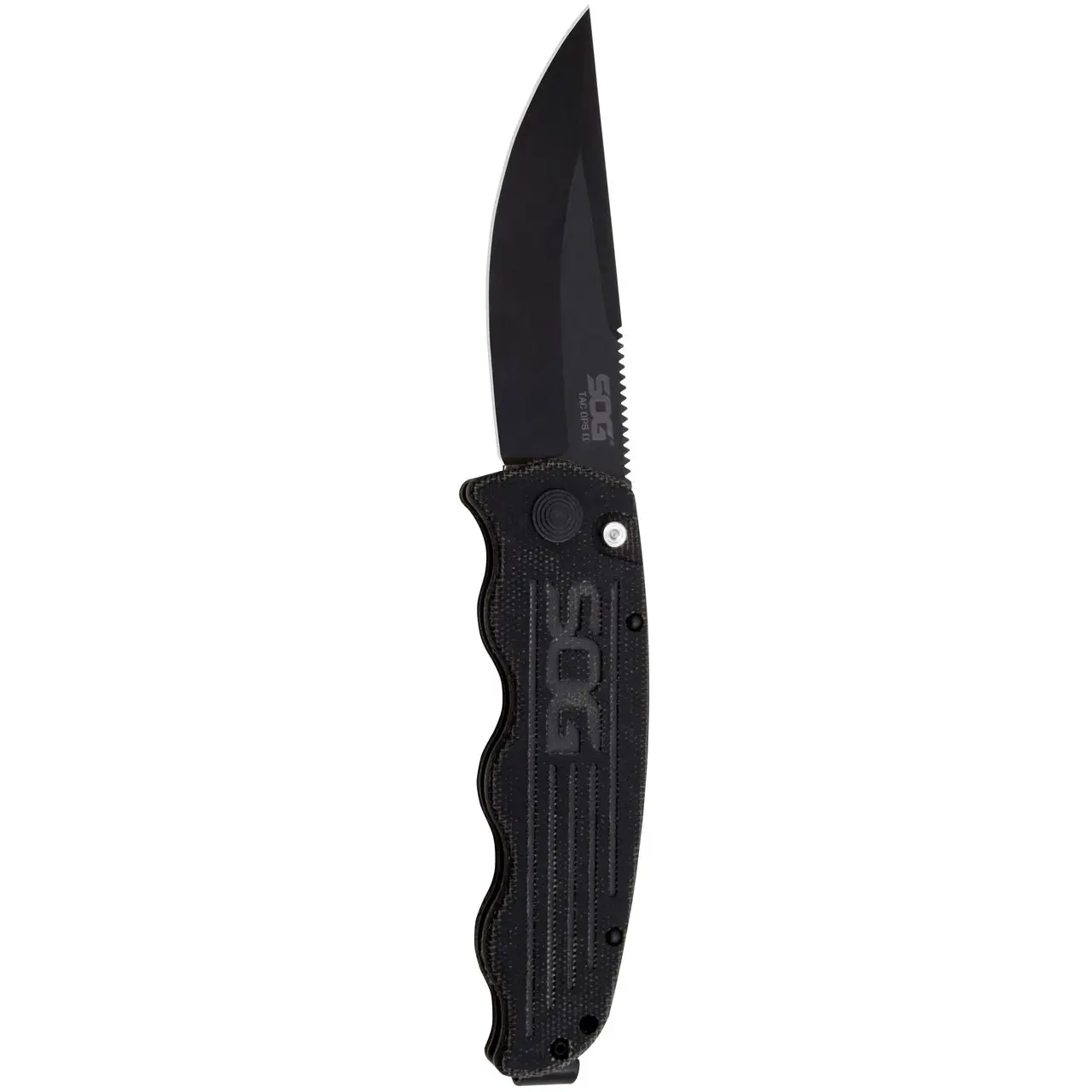 Розкладний ніж SOG Tac Ops, Black Micarta ( SOG TO1011-BX) - 6 - Robinzon.ua