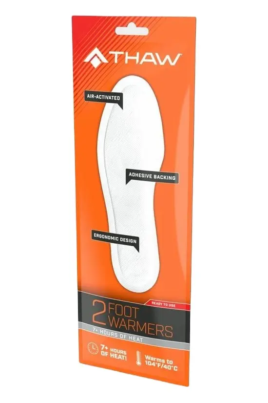 Хімічна устілка-грілка для ніг Thaw Disposable Foot Warmers Small (THW THA-DIS-0001-G) - Robinzon.ua