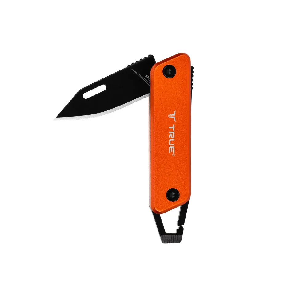 Раскладной Туристический Нож True Utility Modern Keychain Knife, Orange/Natralock (TR TU7061N) - Robinzon.ua