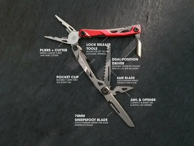 Мультитул True Utility Ti Pocket Multi Tool (TR TRU-MTL-0004-G) - 4 - Robinzon.ua