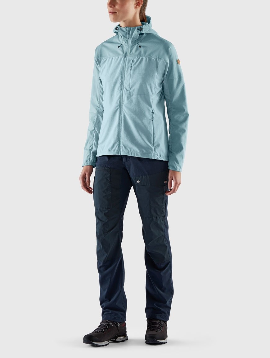 Куртка FJALLRAVEN Abisko Midsummer Jacket W Синій XS - 1 - Robinzon.ua