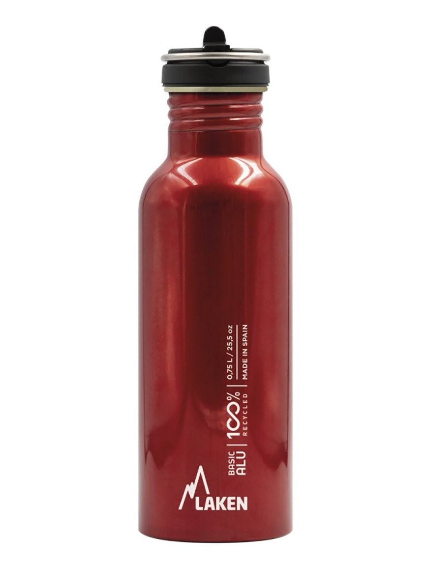 Бутылка для воды LAKEN Basic Alu Bottle 0,75L Красный - Robinzon.ua