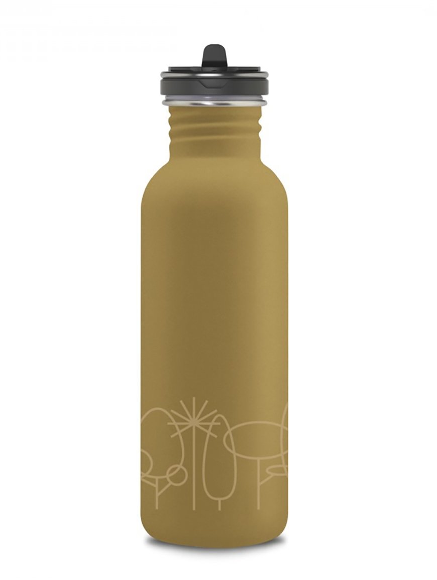 Бутылка для воды LAKEN Basic Steel Bottle Drinklife 0,75L Зеленый - Robinzon.ua