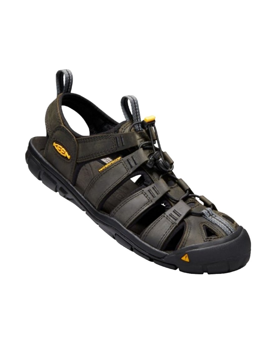 Сандалии KEEN Clearwater CNX Leather M Черный 48 - Robinzon.ua