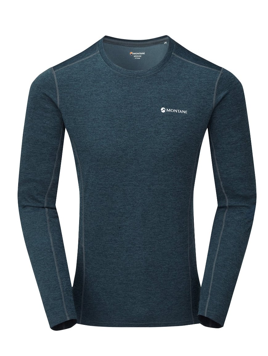 Футболка MONTANE Dart Long Sleeve T-Shirt Синій XL - Robinzon.ua