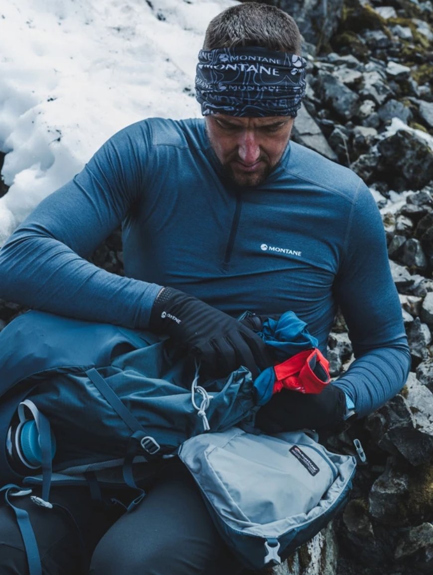 Термобілизна MONTANE Dart Thermo Zip Neck Чорний XXL - 6 - Robinzon.ua