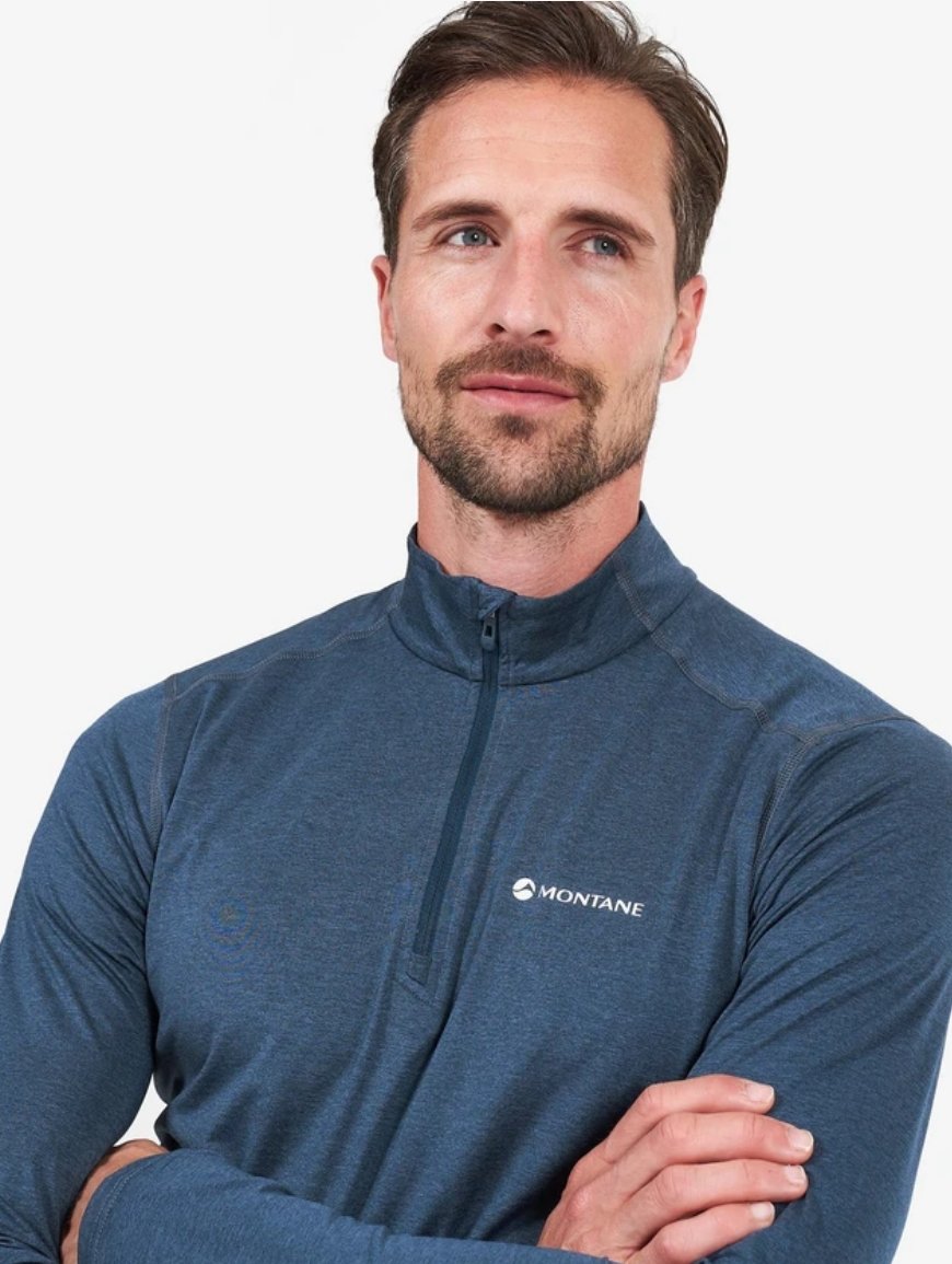 Термобілизна MONTANE Dart Thermo Zip Neck Чорний XXL - 4 - Robinzon.ua