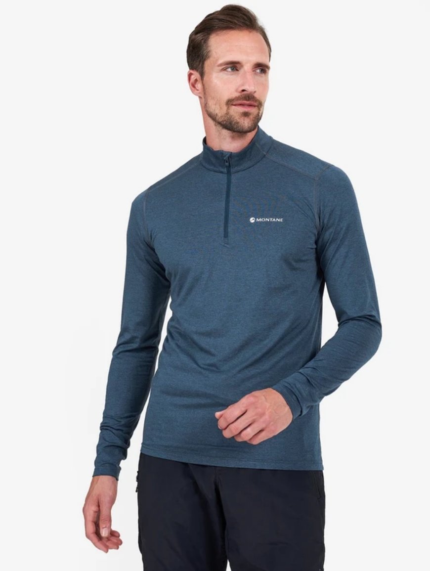 Термобілизна MONTANE Dart Thermo Zip Neck Чорний XXL - 2 - Robinzon.ua