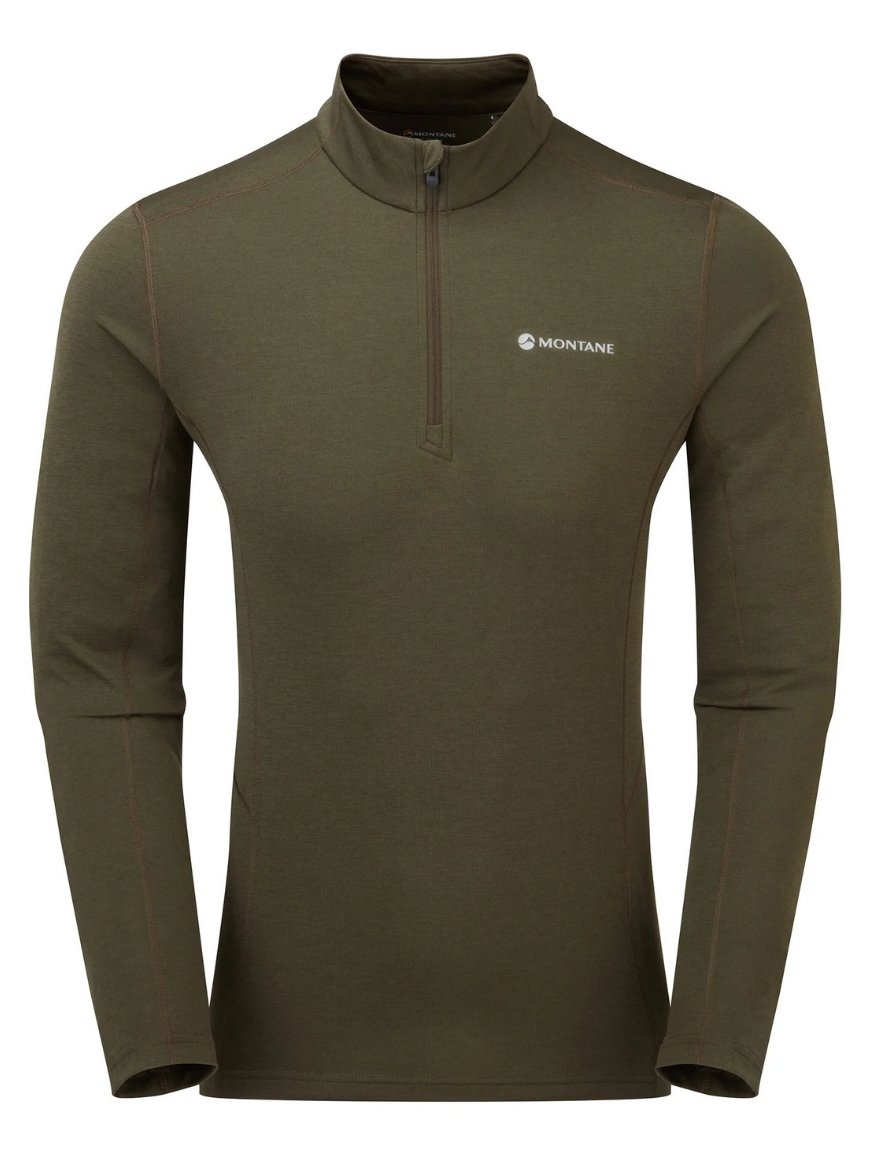 Футболка MONTANE Dart Zip Neck Зелений L MDRZNKELN12 - Robinzon.ua