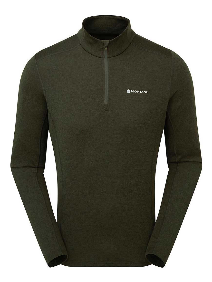 Футболка MONTANE Dart Zip Neck Зелений XL - Robinzon.ua
