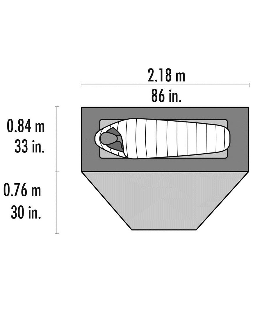 Палатка MSR Elixir 1 Серый - 5 - Robinzon.ua