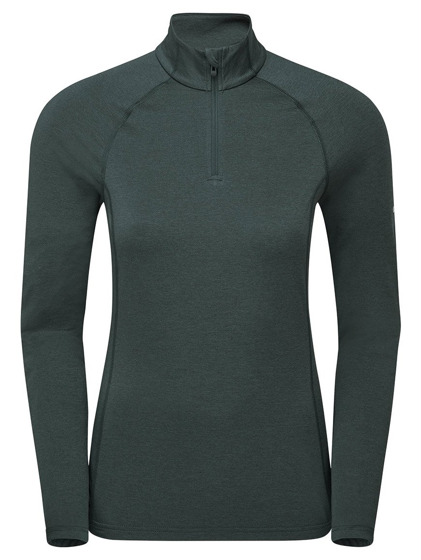 Термофутболка MONTANE Female Dart XT Zip Neck Зеленый M/12/40 - Robinzon.ua