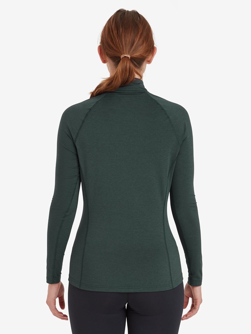 Термофутболка MONTANE Female Dart XT Zip Neck Зеленый M/12/40 - 3 - Robinzon.ua