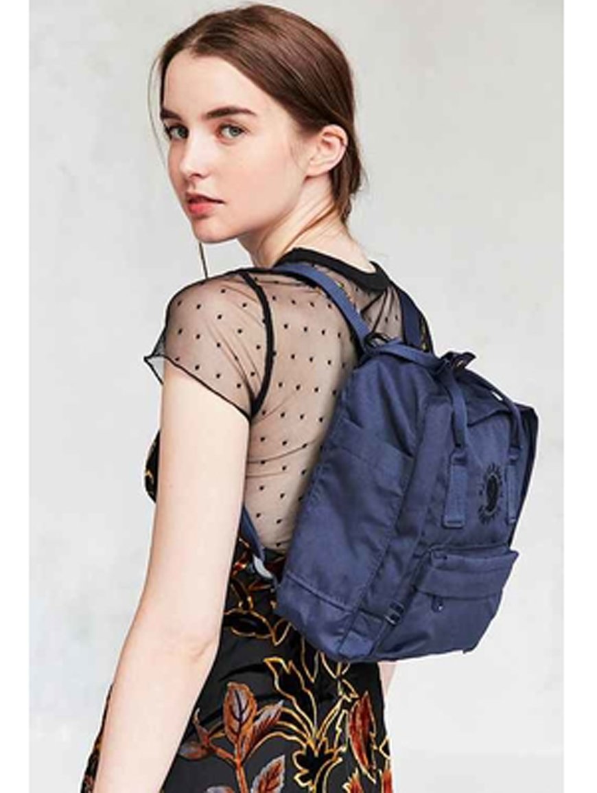 Рюкзак FJALLRAVEN Re-Kanken Mini Темно-синій - 5 - Robinzon.ua