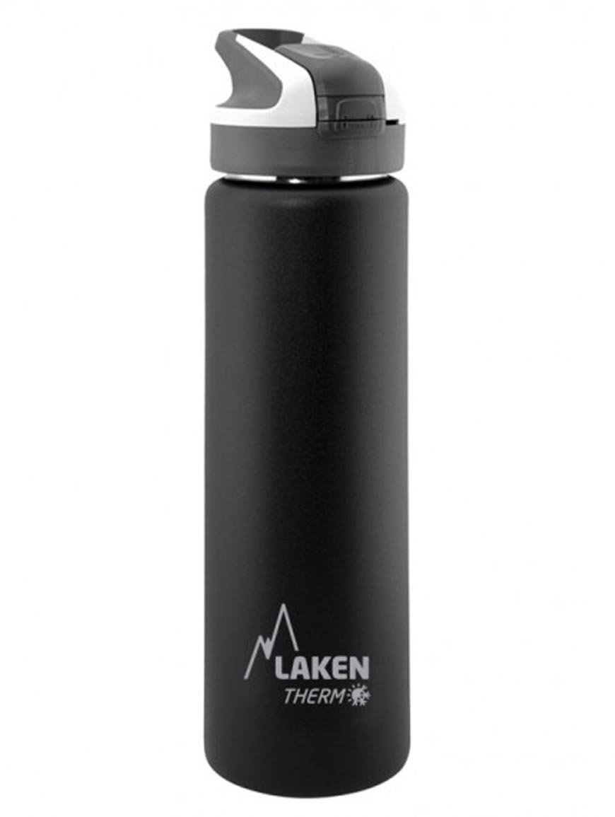 Термопляшка LAKEN Summit Thermo Bottle 0,75L Чорний - Robinzon.ua