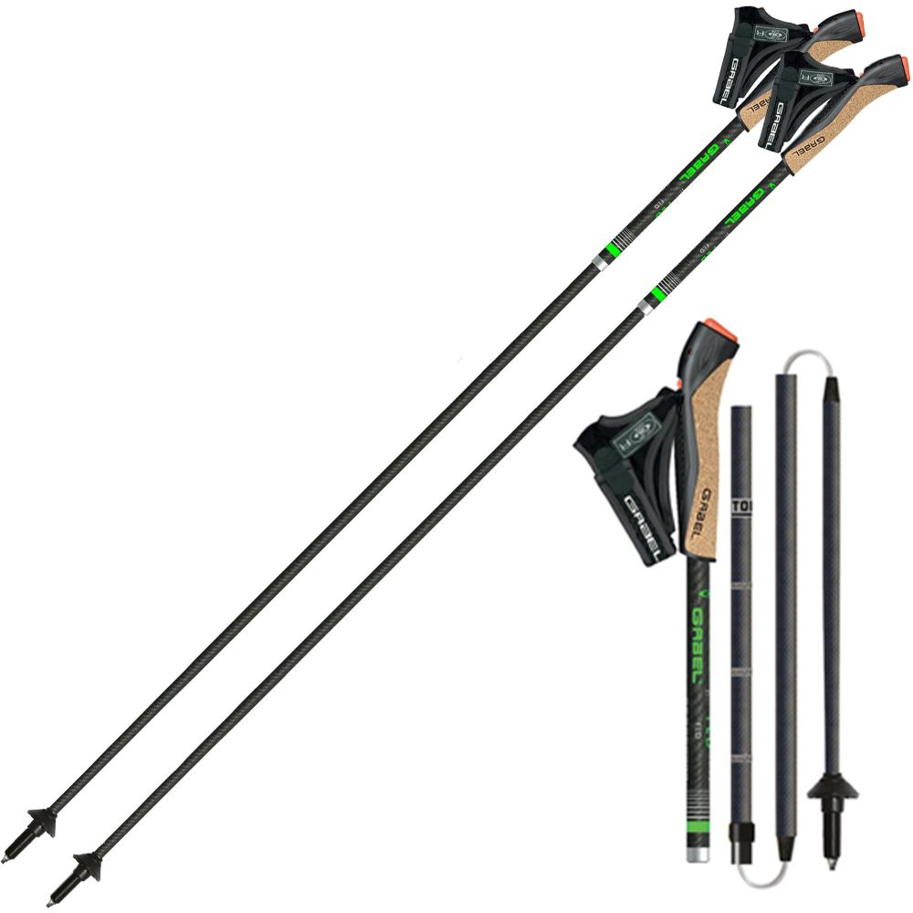 Палки для скандинавской ходьбы Gabel FLD Carbon - 125 - Robinzon.ua