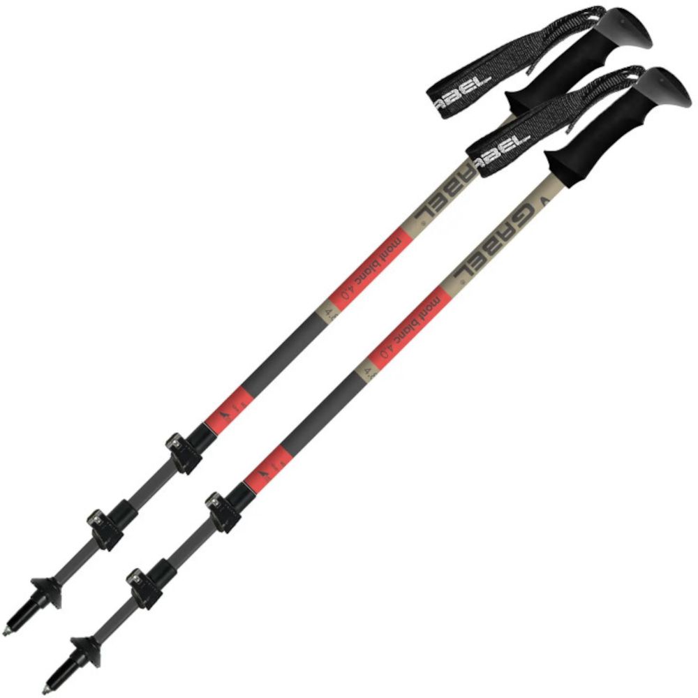 Треккинговые палки Gabel Mont Blanc FL 4.0 red - 1 - Robinzon.ua