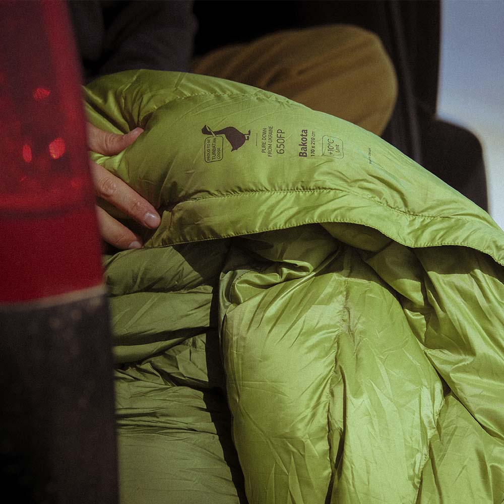 Пуховое одеяло Turbat Bakota green - зеленый - 2 - Robinzon.ua