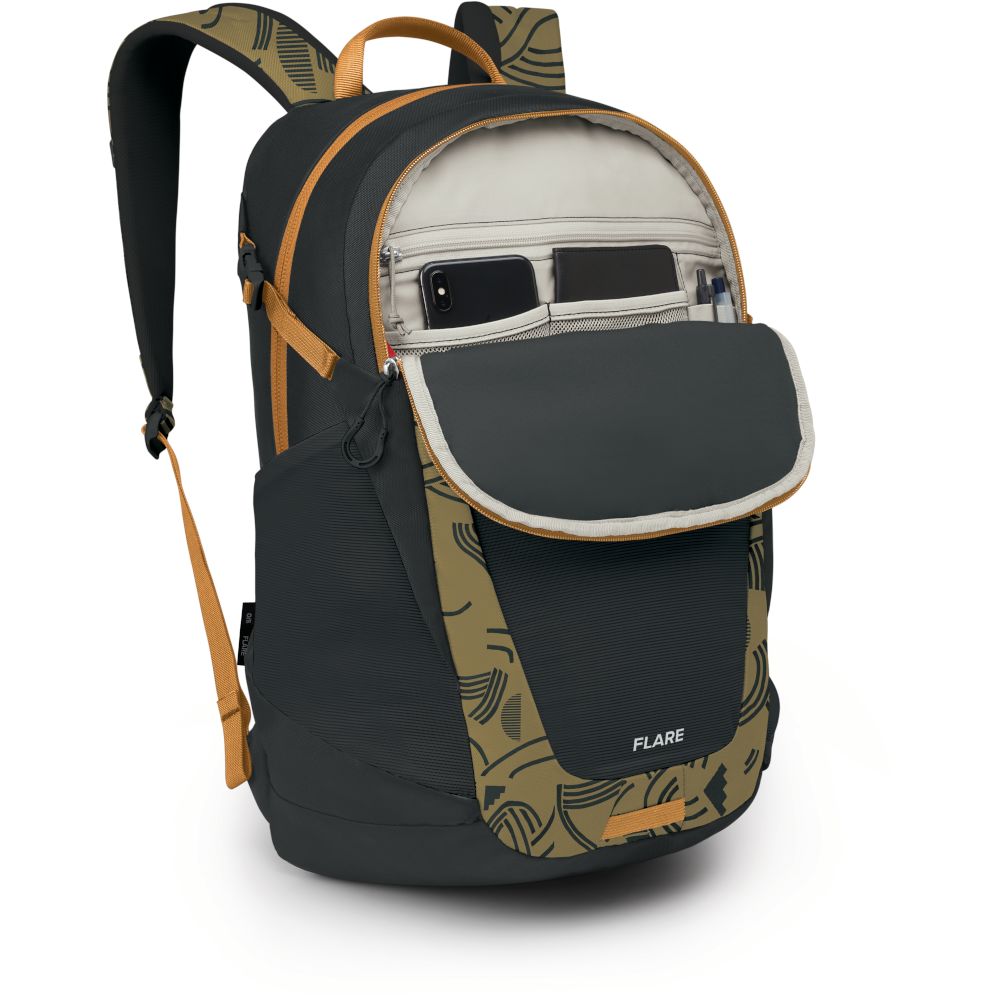 Рюкзак Osprey Flare find the way print/black - O/S - коричневый - 1 - Robinzon.ua