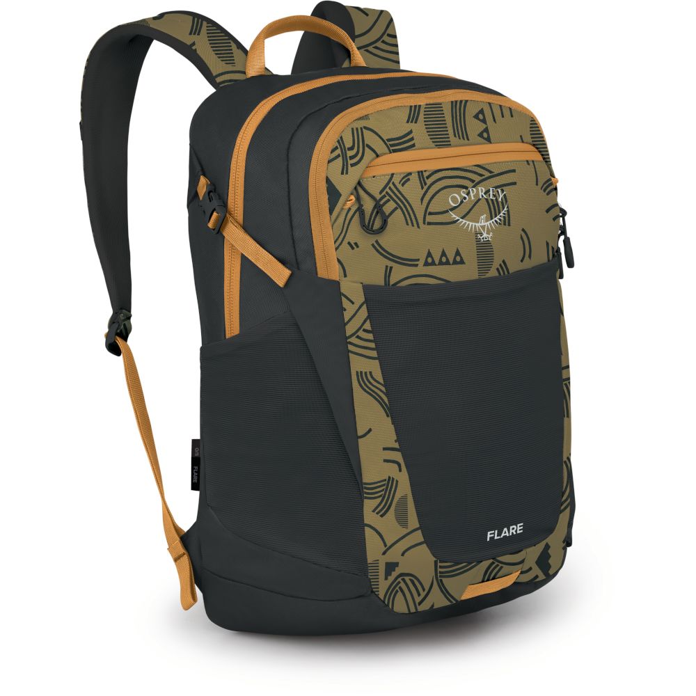 Рюкзак Osprey Flare find the way print/black - O/S - коричневый - Robinzon.ua