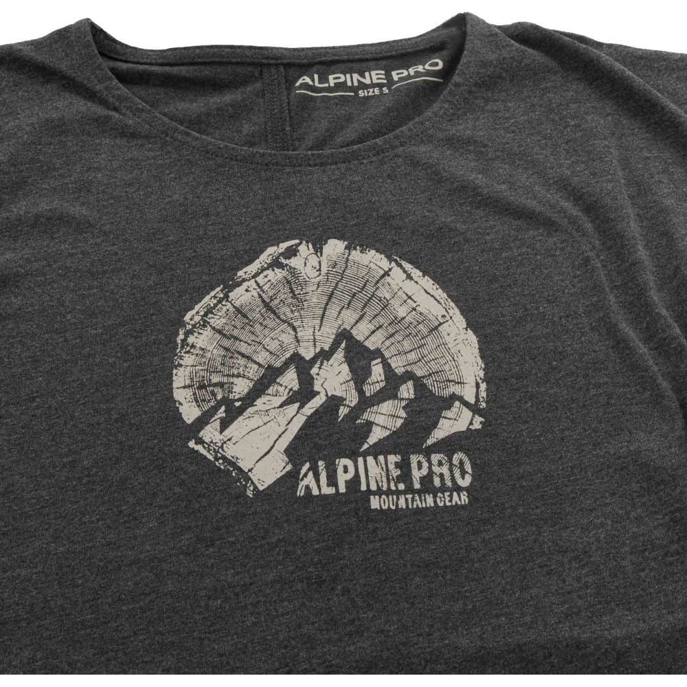 Футболка жіноча Alpine Pro UDAWA LTSB177 990G - S - черный - 3 - Robinzon.ua