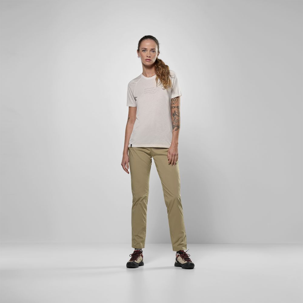 Футболка жіноча Salewa EAGLE POEM DRY T-SHIRT W 28913 7260 - 42/36(S) - бежевий - 5 - Robinzon.ua