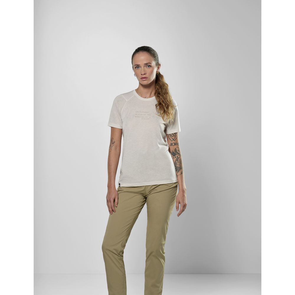 Футболка жіноча Salewa EAGLE POEM DRY T-SHIRT W 28913 7260 - 42/36(S) - бежевий - 4 - Robinzon.ua