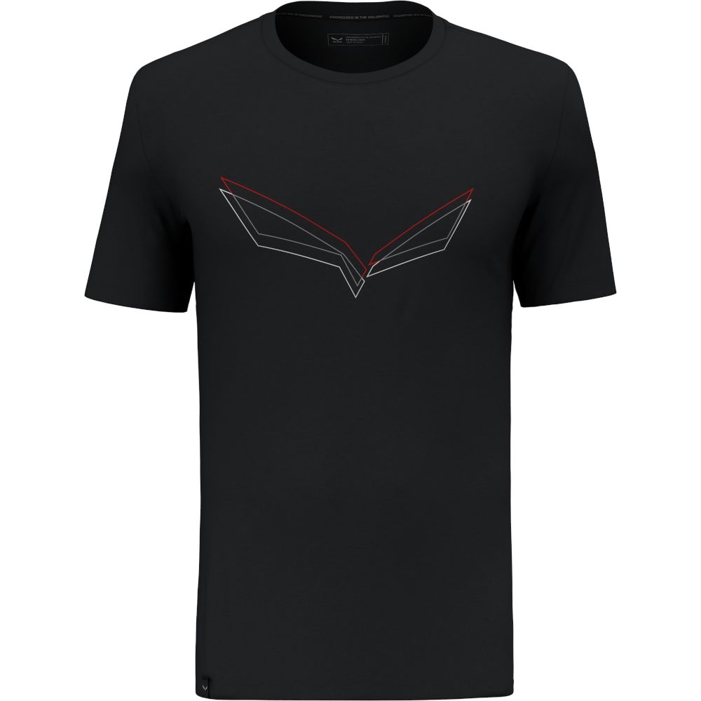 Футболка чоловіча Salewa PURE EAGLE FRAME DRY M T-SHIRT 28448 0910 - 54/2X - черный - 1 - Robinzon.ua