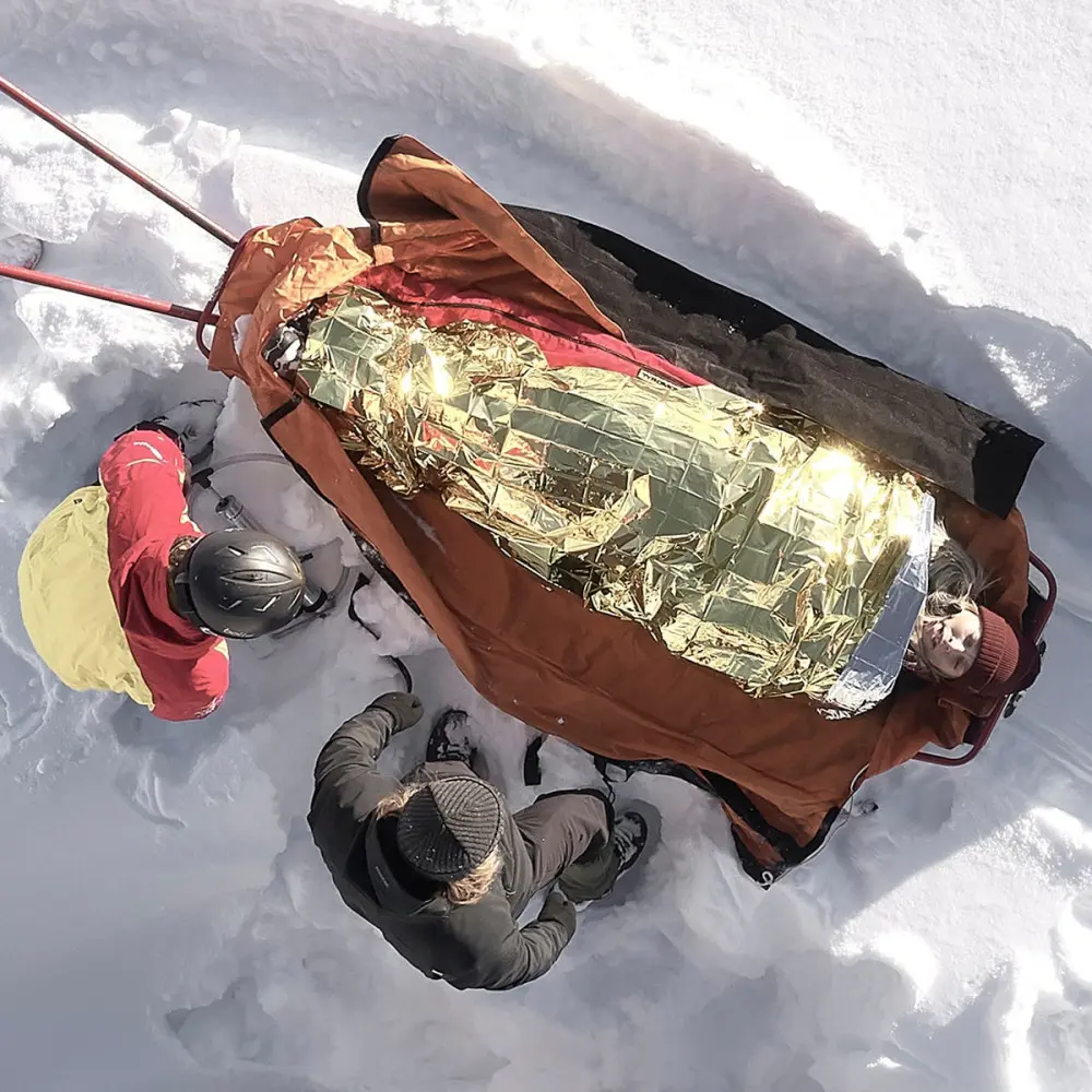 Термоковдра рятувальна Tatonka Rettungsdecke, Gold (TAT 2985.028) - 1 - Robinzon.ua